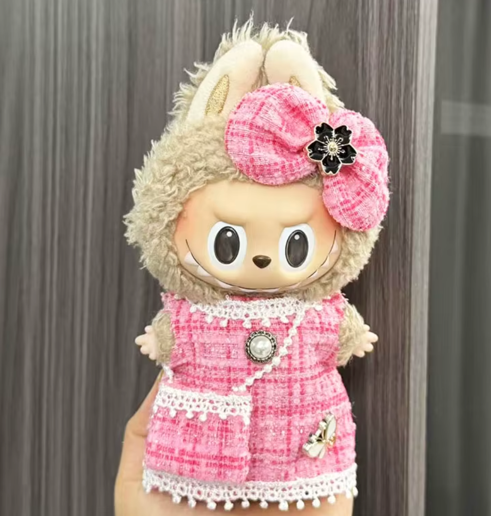 Blush Charm - Labubu Outfit Set
