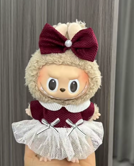 Red Relevé - Labubu Outfit Set